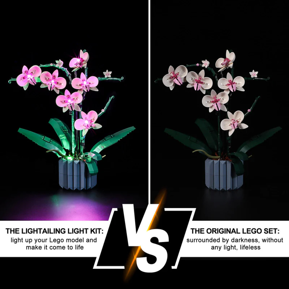 LIGHTAILING LED Light Kit for LEGO Icons Orchid 10311 New Sealed Lego not includ
